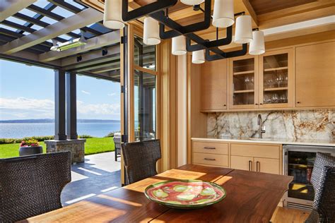 Bluff Overlook Contemporary Kitchen Seattle By Aome Architects