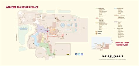 Exploring The Caesars Palace Property Map 2023 Calendar Printable