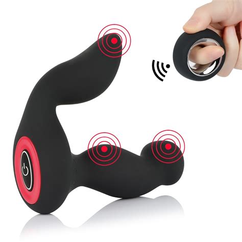Speed Wireless Remote Prostate Massager G Spot Dildo Vibrator