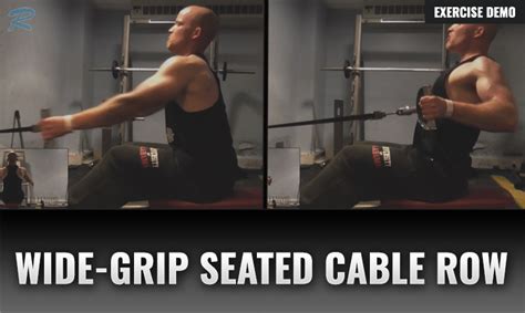 Seated Row Workout What Muscles