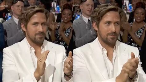Ryan Goslings Reaction To Barbie Track Winning Critics Choice Award Sparks Viral Meme Sensation