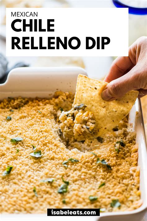 Chile Relleno Dip Isabel Eats Recipe In 2021 Mexican Food Recipes