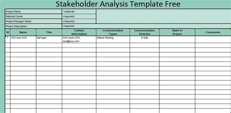 The template will provide both a color version and a black and white version, depending upon your needs, as shown below. Free Stakeholder Analysis Template Excel - Excelonist