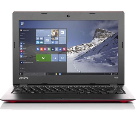 80r2003aukdsg Lenovo Ideapad 100s 116 Laptop Red Currys Pc