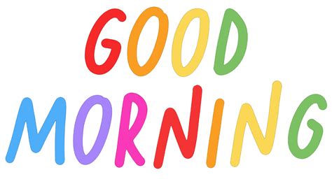 Good Morning Rainbow Sticker For Ios And Android Giphy