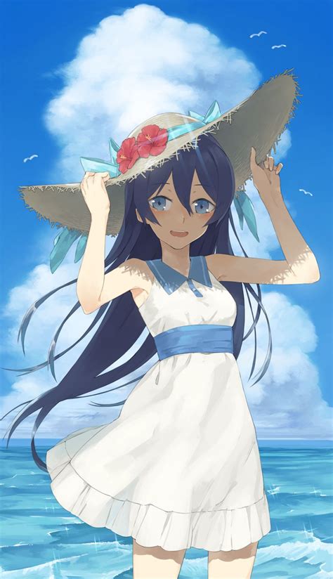 Anime Girl Beach Outfit