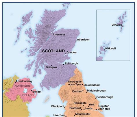 Map Of United Kingdom Uk Offline Map And Detailed Map Of United