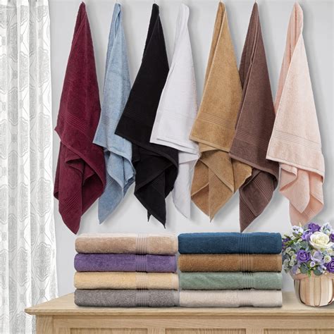 Derry Solid Egyptian Cotton Bath Towels 6 Piece Towel Set By