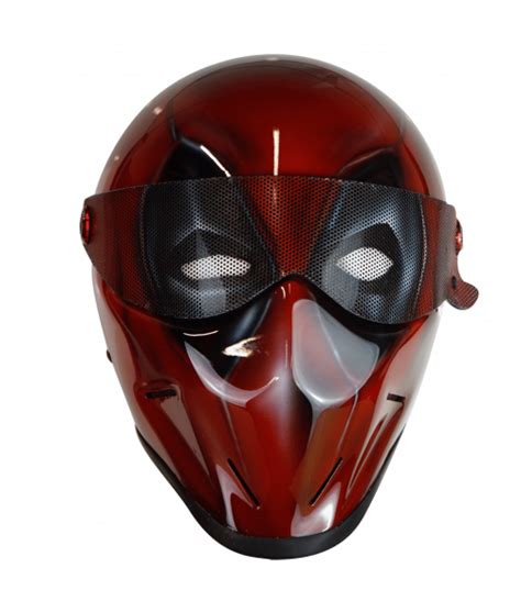 Deadpool Custom Airbrushed Full Face Motorcycle Helmet Blaze Artworks