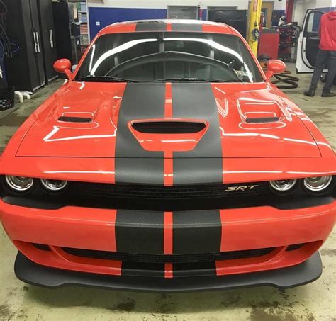 Hellcat Factory Style Rally Stripes 2015 Up Challenger
