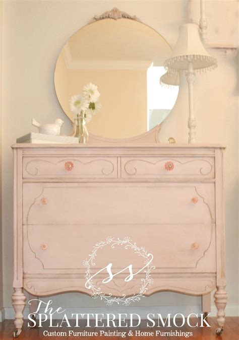Sold Pink Dresser Shabby Chic Hand Painted With Annie Sloans