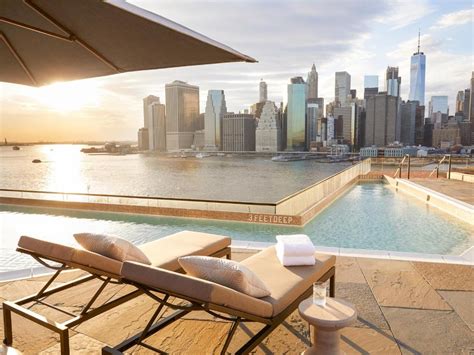 5 Of New York Citys Coolest Rooftop Pools New York Hotels Hotel Pool Brooklyn