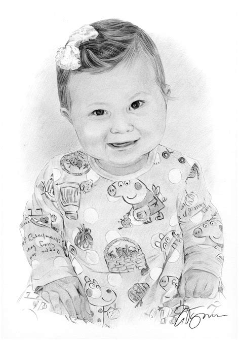 Sketch Of A Baby Girl At Explore Collection Of