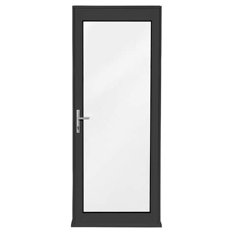 Polar Eco View Windows 2040 X 820mm Black Full Aluminium Sliding Door