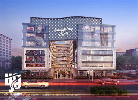 Exterior Shopping Mall Facade Design