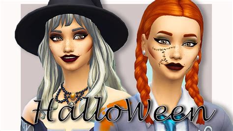 Halloween Lookbook 🎃 The Sims 4 Cas Youtube