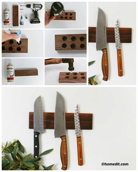 Diy Magnetic Knife Holder Tutorial Diy Home Tutorials