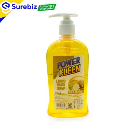 Power Kleen Liquid Hand Soap Shea Butter 500ml Lazada Ph