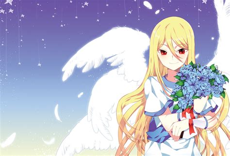 Hair Odd Angel Wings Stars 720p Flowers Inazuma Eleven Eyes Blonde Feathers Red