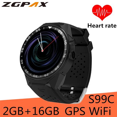 S99c Android 51 Os Smart Watch 13 Inch Heart Rate Camera Video Health