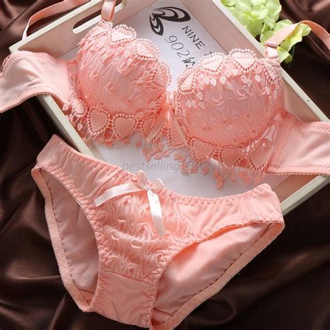 Sexy Women Lace Lingerie Underwear Push Up Padded Bra Set Brassiere Knickers EBay