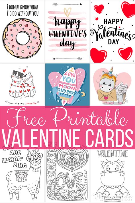 Free Printable Valentine Cards Printable Valentine Cards Stamp With