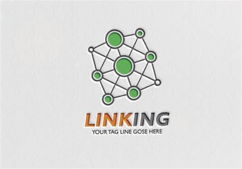 Linking Logo Logo Design Template Data Logo Logos