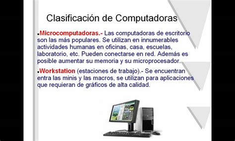 Tecnologias De Información Clasificación De Computadoras