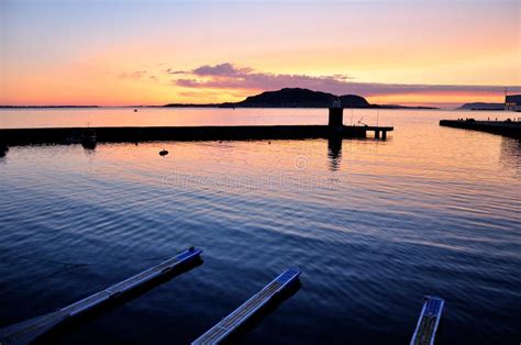 Midnight Sun Norway Stock Image Image Of Peace Calm 2238837