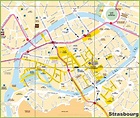 Gratis Straßburg Stadtplan mit Sehenswürdigkeiten zum Download