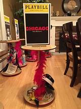 If you're brainstorming really unforgettable bachelorette party ideas in chicago, know that aire is most certainly not your average spa experience. Centerpiece that my husband and I made | Broadway theme ...