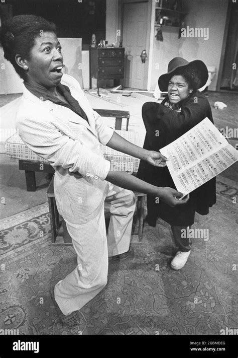 Austin Texas Usa Circa 1980 Members Of Amateur Black Theater Company Rehearse For A Show