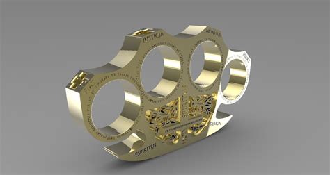 Holy Brass Knuckles 3d Model 3d Printable Cgtrader