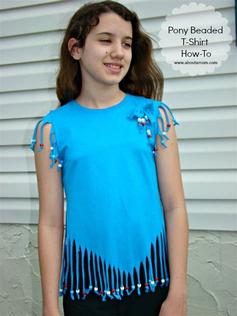 How To Fringe The Bottom Of A Shirt With Beads Shirt Views