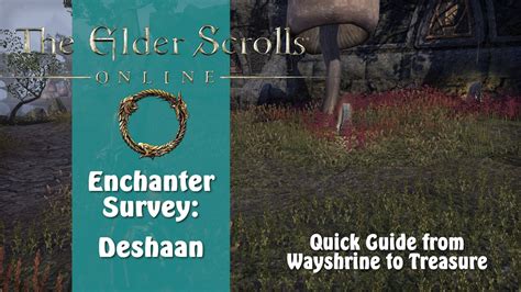 Eso Enchanter Survey Deshaan Elder Scrolls Online From Wayshrine To