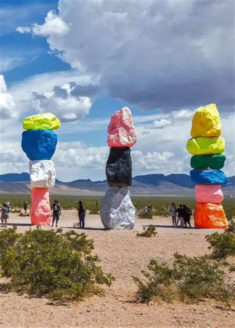 Seven Magic Mountains Visiting The Colorful Rocks In Las Vegas