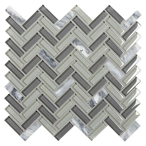 Mosaic Tile Daltile Flooring Chamber Cliff Sterling Cloud 12