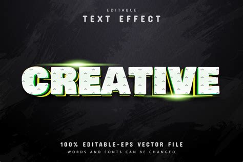 Creative Text Effect Design Graphic By Aglonemadesign · Creative Fabrica