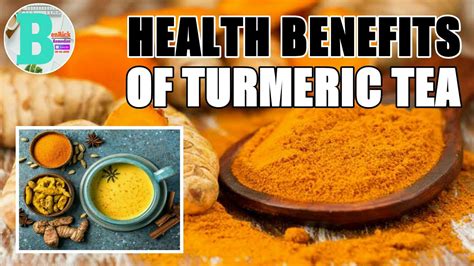 Health Benefits Of Turmeric Tea Youtube