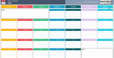 Vertex42 Calendar Template Excel Download