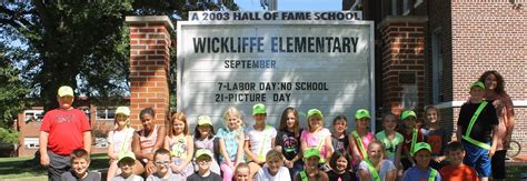 The city was named after charles a. Wickliffe Elementary