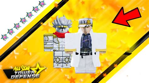 New Code How To Get New Star Jotaro Over Heaven All Star Tower Defense Roblox Youtube