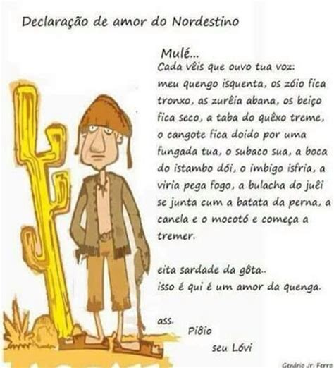 Nada posso, em tudo que me enaltece. TERRA DOS XUCURUS: DECLARAÇÃO DE AMOR DO NORDESTINO