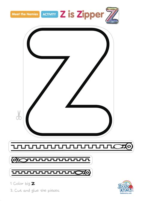 Printable Letter Z Crafts
