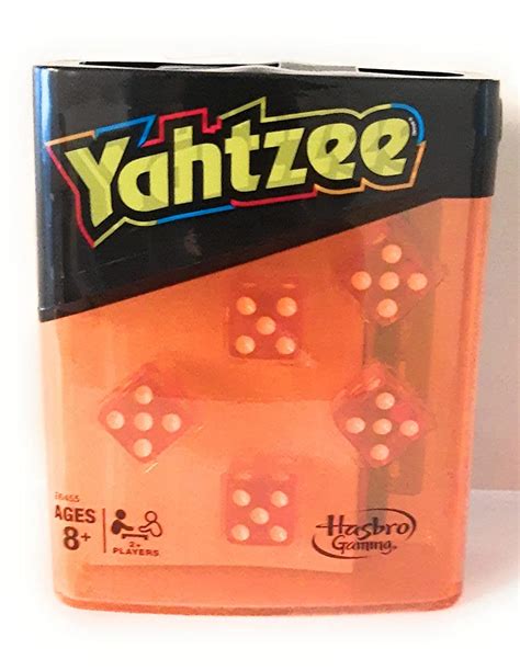Buy Hasbro Gaming Yahtzee Neon Pop Board Game Strategy Game With Dice