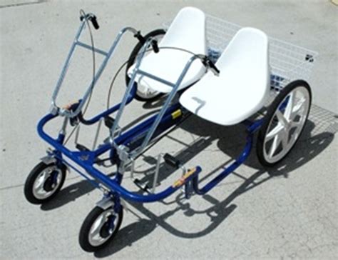 Trailmate Double Joyrider 24 Side By Side Tandem Adult Tricycle Upzy