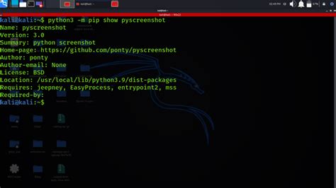 Как установить Python pyscreenshot в Linux