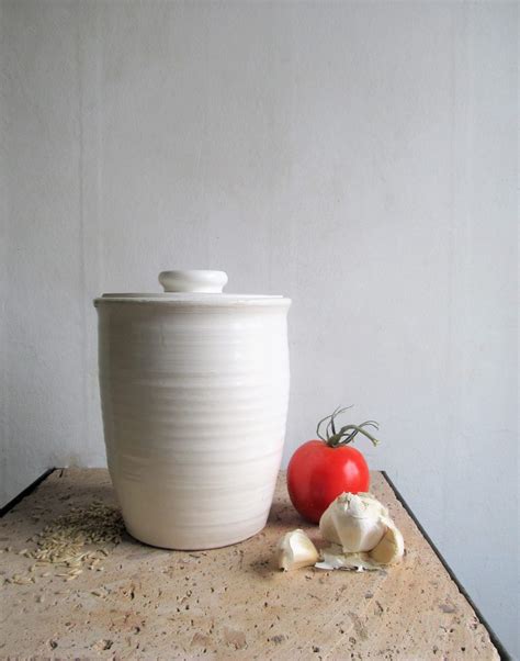 White Ceramic Storage Jars With Lids Dashing Ceramics