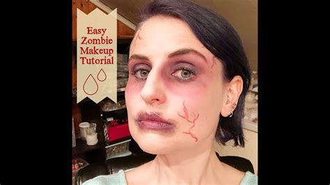 Easy Zombie Makeup Tutorial By Originalsinart Youtube
