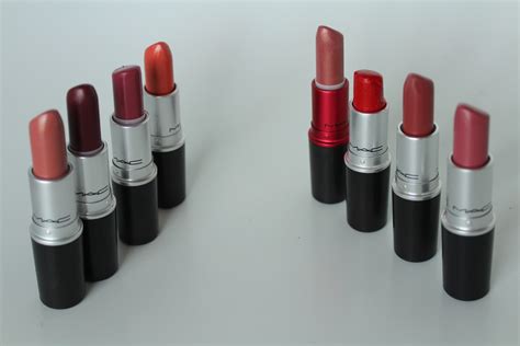 MAC Lipstick Collection Review Swatches Face Made Up Beauty Product Reviews Makeup